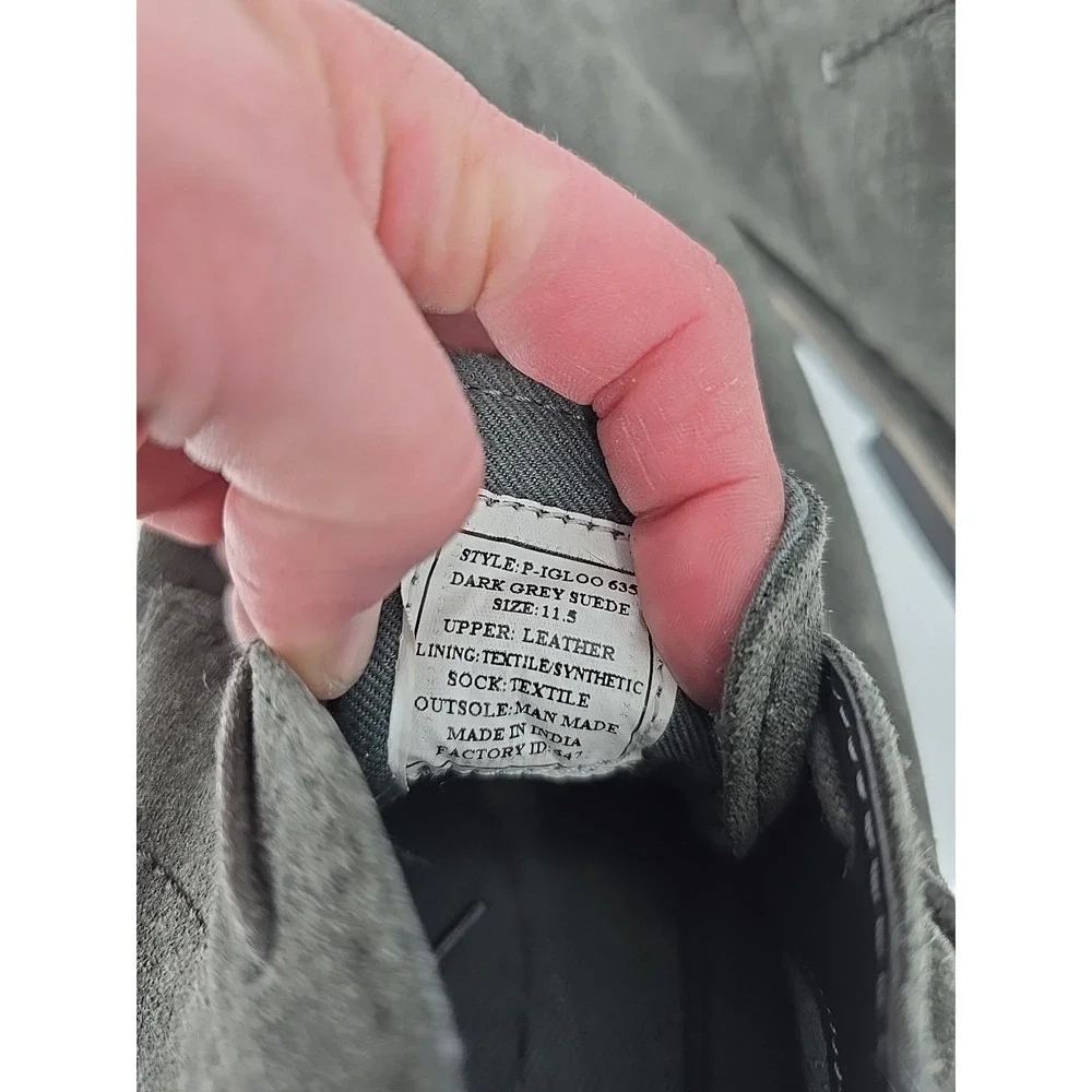 Steve Madden Grey Harken‎ Chukka Boot Size 11.5 M - Used VG - Style P-IGLOO 635
